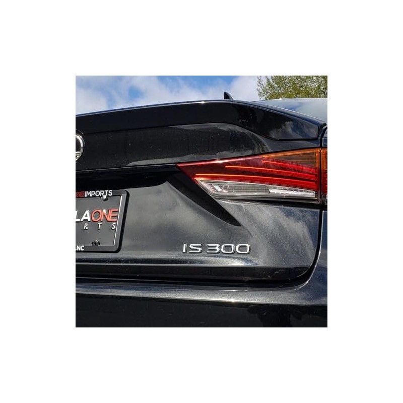 1PC 2016-2023 Trunk Tailgate is 300 IS300 Letter Badge Car