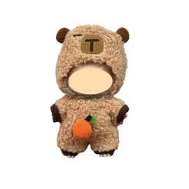 Capybara Animals Clothes for Doll, Crochet Cloth Set for 17cm Dolls, Stylish Adorable Doll's Outfits Accessories