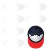 6 Pcs White Baseball Caps Inserts Shapers, Flexible Washable Reusable