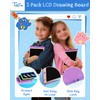 TEKFUN 2 Pack LCD Writing Tablet with Pen Cord, 8.5in