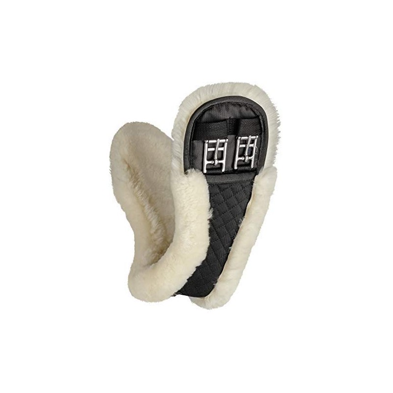Equinate Moon Girth Anatomical Real Lambskin Short Girth Dressage Girth