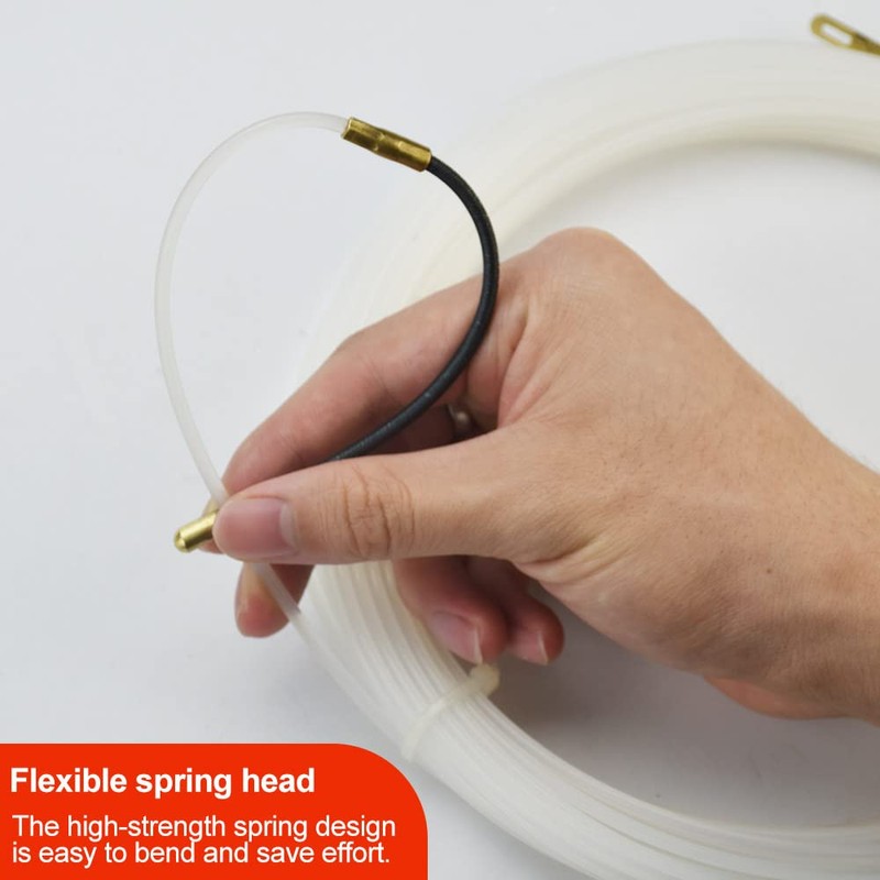 WENRERO Cable Running Puller Rods Electrical Wire Threader Nylon Fish Tape