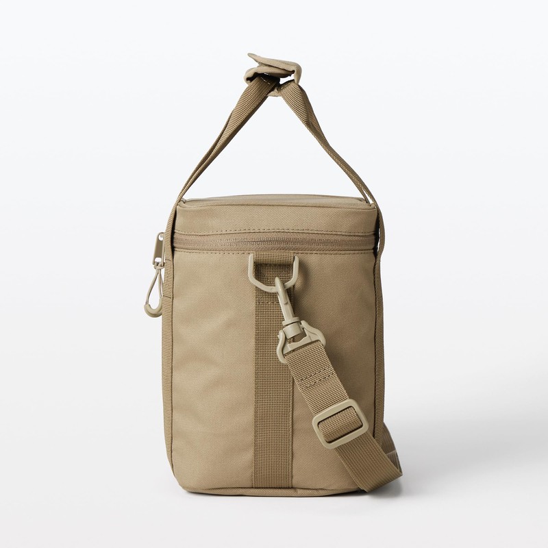 MUJI 84383151 Insulated Bag, Beige, Size M, 8.7 x 7.9