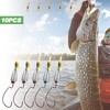 10 Pcs Texas Rig Fishing Kit with Rotating Fishing Crank