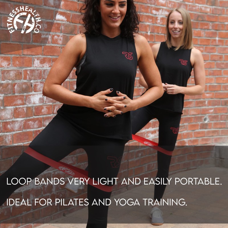 Fitness Health Resistance Bands 5 Band Loops Set