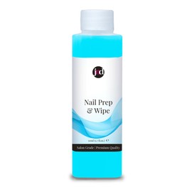 JND JND Nail Prep & Gel Polish Wipe Sticky Residue Remover Cleaner, UVLED Gel Polish Preparation (Sanitises Nail Plate) and Finisher (Removes Tacky Layer) 50ml