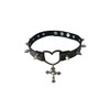MISTYLE2021 Mine-based Accessory Neck Choker Heart Cross Studded Subcal Mine