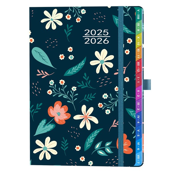 Academic A5 Weekly Planner 2025/2026 - School Calendar & Study