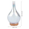 100ml Glass Essential Oil Aroma Diffuser Colorful Light Ultrasonic Humidifier
