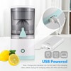 Electric Orange Juice Squeezer Hands Free Portable Citrus Juicer for