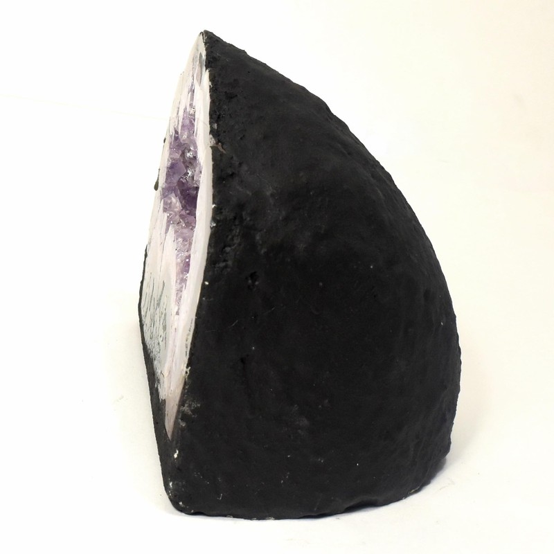 6.2" 5.8lb Cathedral Purple Amethyst Geode Natural Sparkling Druzy Mineral