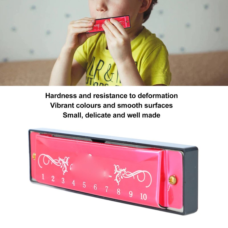 Harmonica, Professional Standard Harmonica with 10 Holes with 20 Melodies