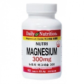 Nutri Magnesium 300 / Zinc Mineral Nutritional Supplement (Buy 3, get 1 more) / 뉴트리 마그네슘 300 / 아연 미네랄 영양제 보충제 (3개 시 1개 더 증정)