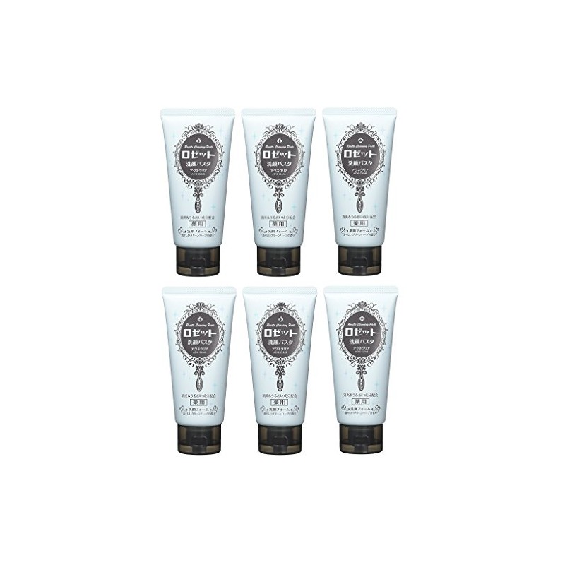ROSETTE Acne Clear Face Wash Paste, 4.2 oz (120 g)