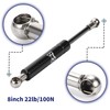 X AUTOHAUX 1pcs 8" 22lb/100N Black Lift Support Strut Shock
