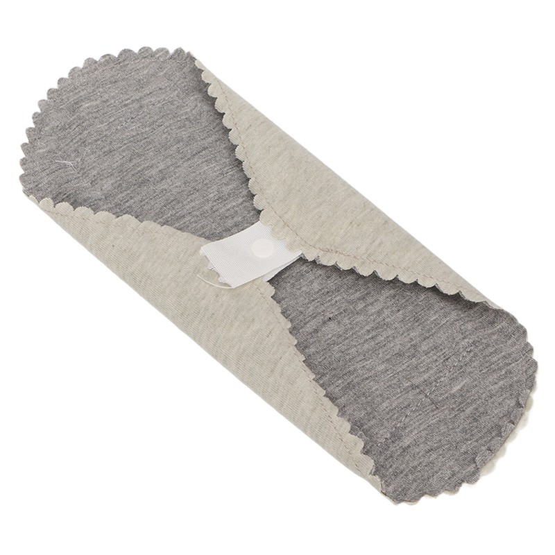 4PCS Washable Feminine Pads Gray Graphene Leakproof Breathable Reusable Sanitary