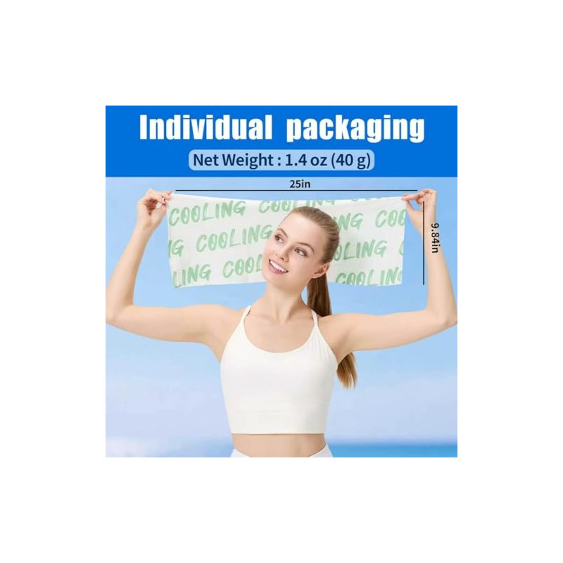30 Pack Cooling Body Wipes - Instant Refreshment for Hot