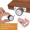 4 PCS Small Caster Wheels, Profile Casters Set of 4,1.25
