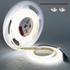 TOPAI 12V COB LED Strip Light Daylight White 5000K Waterproof