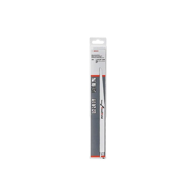 Bosch Professional 5 Stück Säbelsägeblatt S 1122 VF Flexible for