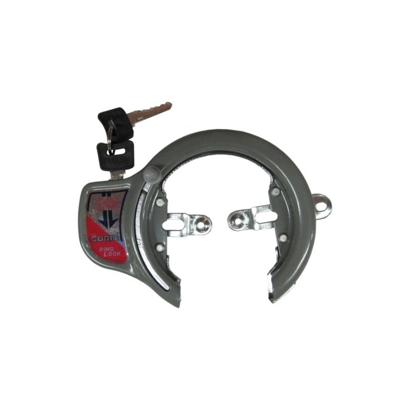 SAGISAKA Bicycle Lock, Push Type Ring Lock 43437