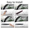 AUXBC 2Pcs Universal Car Bumper Guard Strips, Front Rear Corner