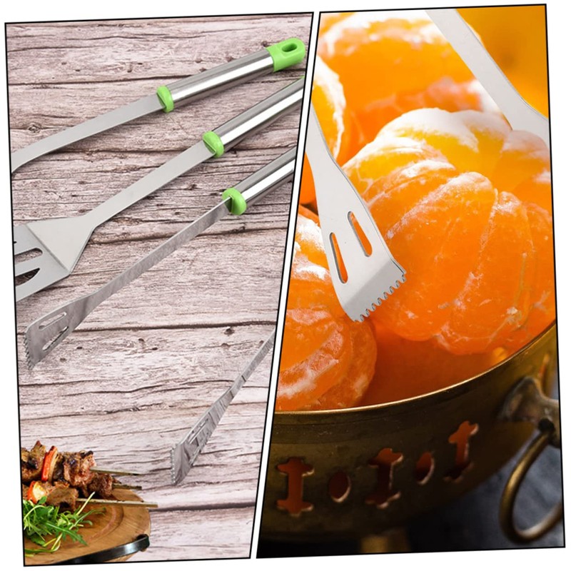LABRIMP 1set Professional Grill Fork BBQ Tool Kit for Outdoor