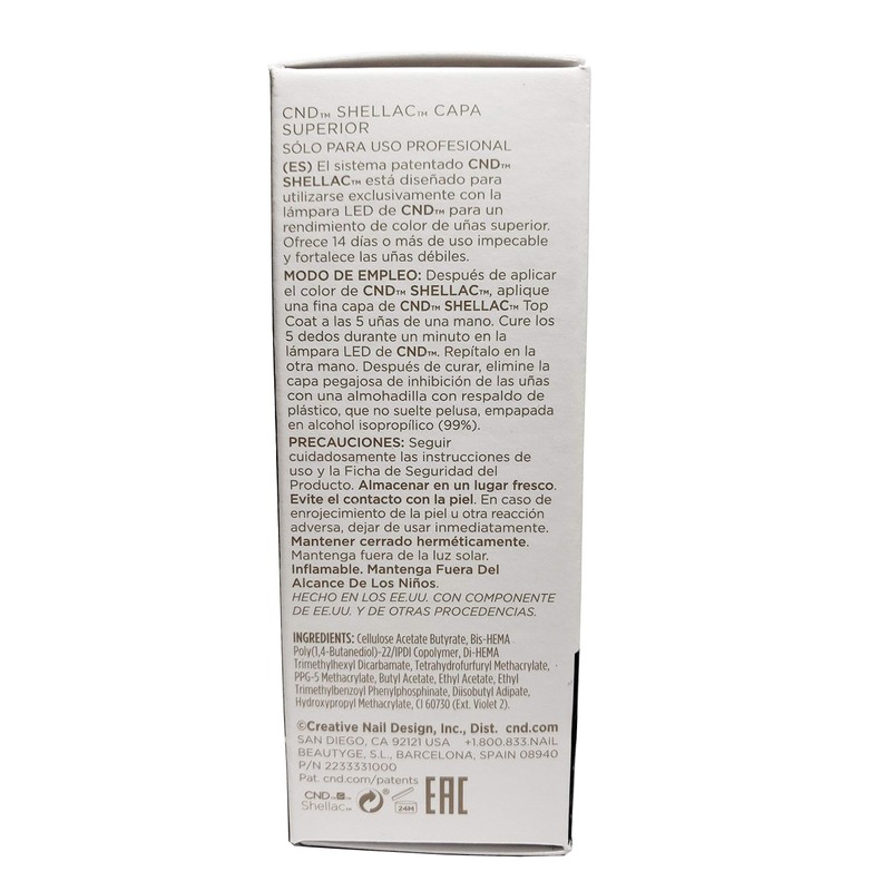 CND Shellac Top Coat 7.3 ml