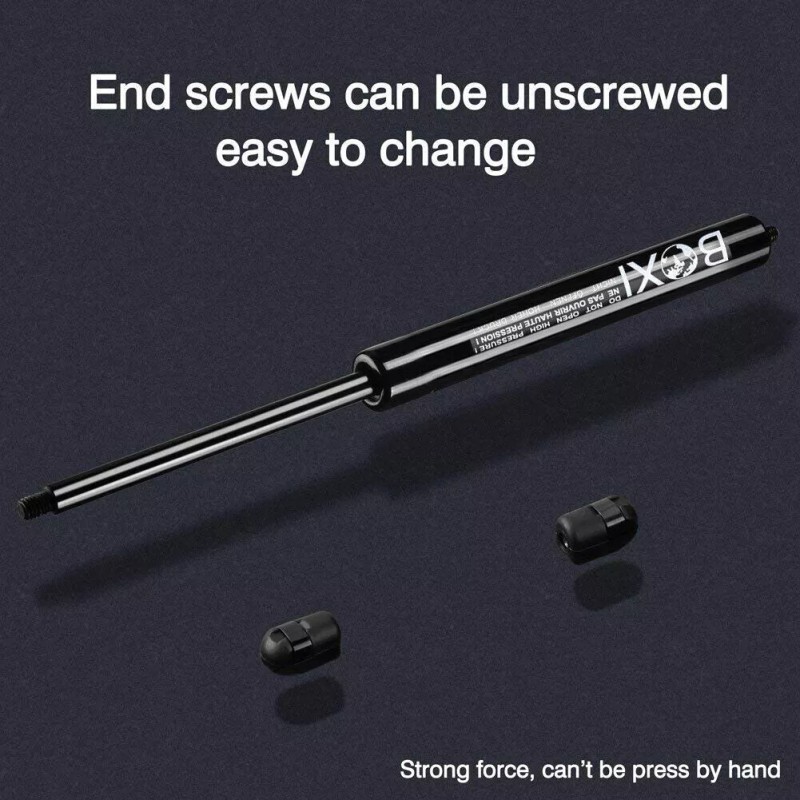 BOXI 2X Rear Trunk Tailgate Lift Supports Struts w/Spoiler For