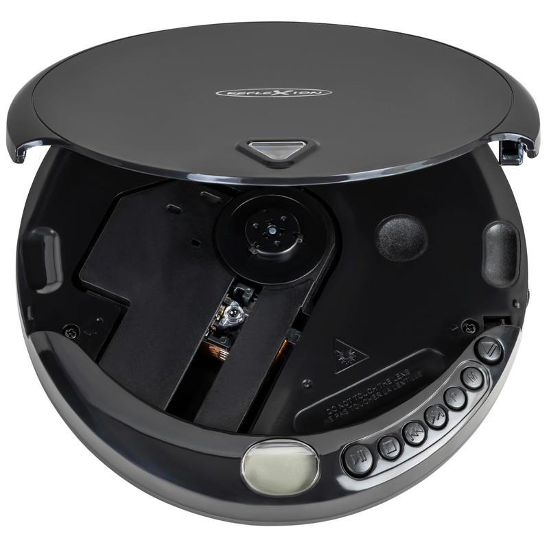 PCD400 Portable CD Player Playback CD CD-R CD-RW with Earphones