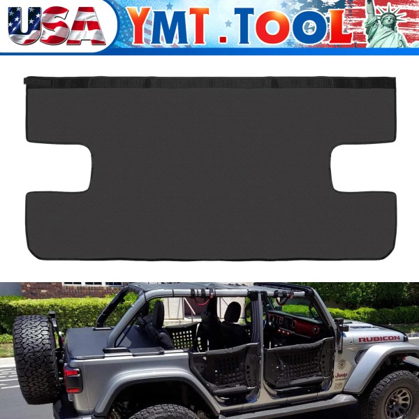 Unbranded For 2018-2022 Jeep Wrangler JL Unlimited Tonneau Cover Rear