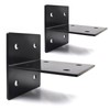 (2 Pack) Hidden Joist Bracket Fixed Base for 6x6 Beams,
