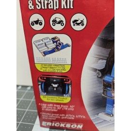 Erickson Load It Wheel Chock and Strap Tie Down Kits Motorcycle ATV UTV
