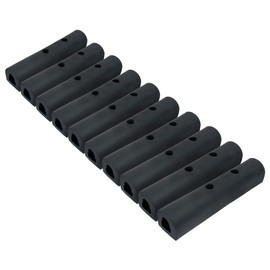 Rubber Bumper Strip, Universal 10" x 2" x 2" inch - Protection Guard for Delivery Van, Work Truck, Trailer, Loading Dock, Rear Fender (1 Pack)