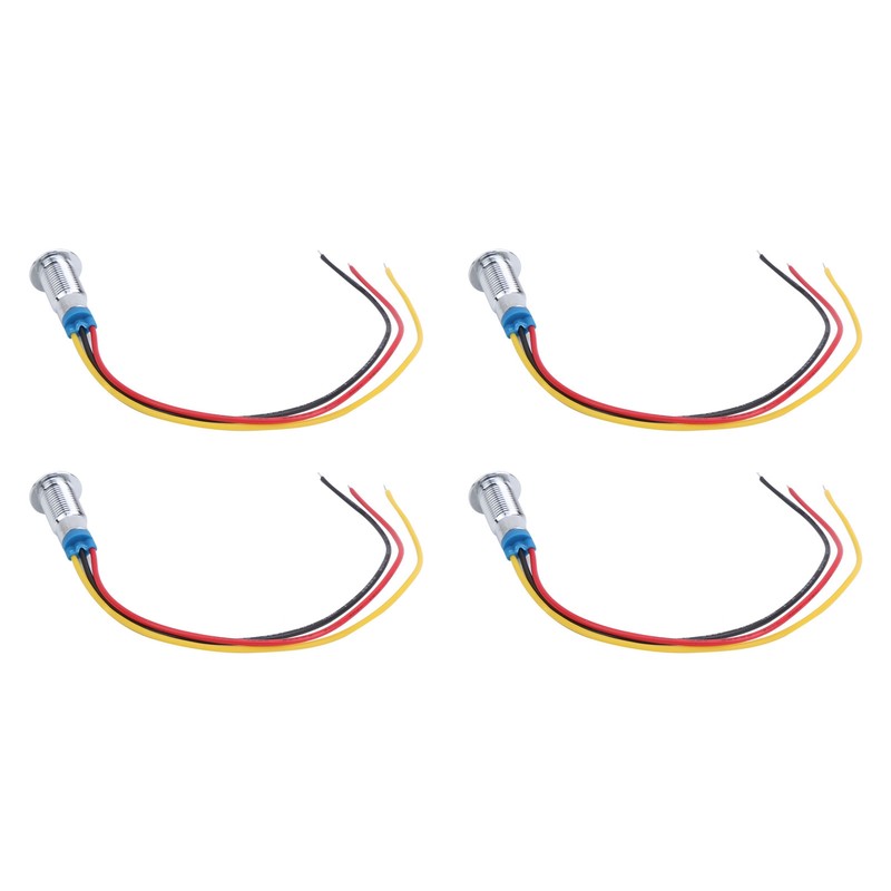 4 Set LED Indicator Light Common Cathode Lamp Industrial Control