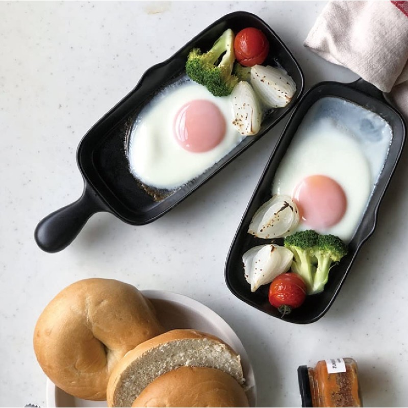 Banko Ware Grill Plate (Half with Heat Resistant Hand)