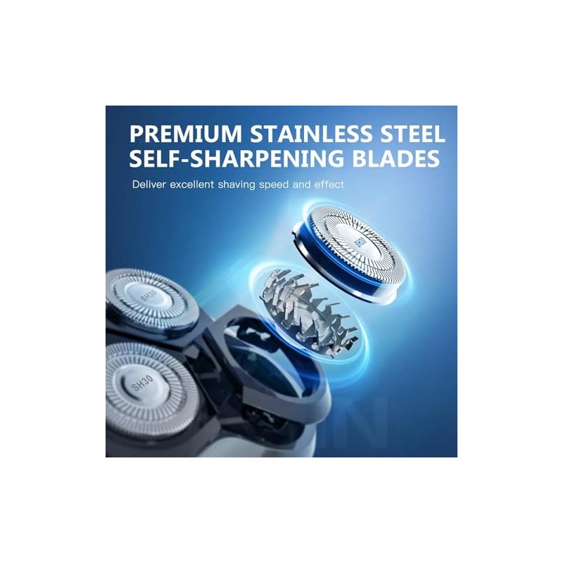 SH30 Replacement Heads for Philips Norelco 3000 2000 1000, 6