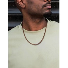 Long Necklace Chain Men 30 Inch Mens Wax Bradied Rope Leather Jewellery Mens Waterproof Leather Necklace