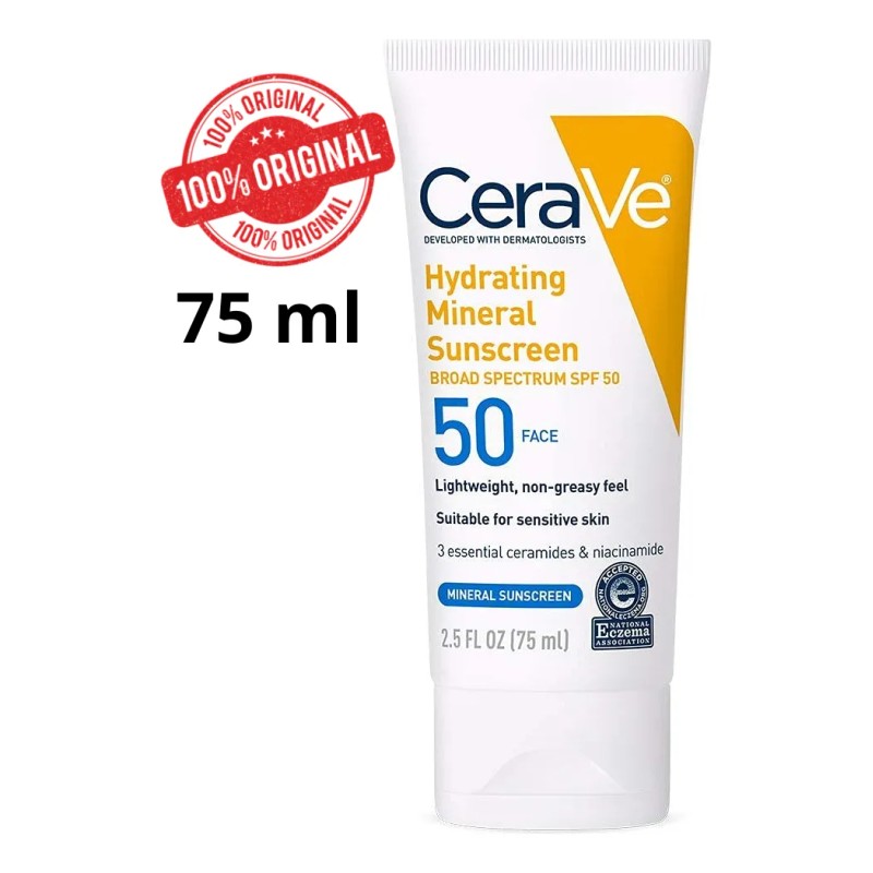 Cerave Protector Mineral Fps50 75ml Ceramidas Piel Sensible