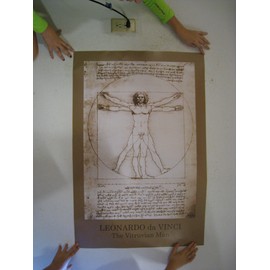 Studio B The Vitruvian Man Poster