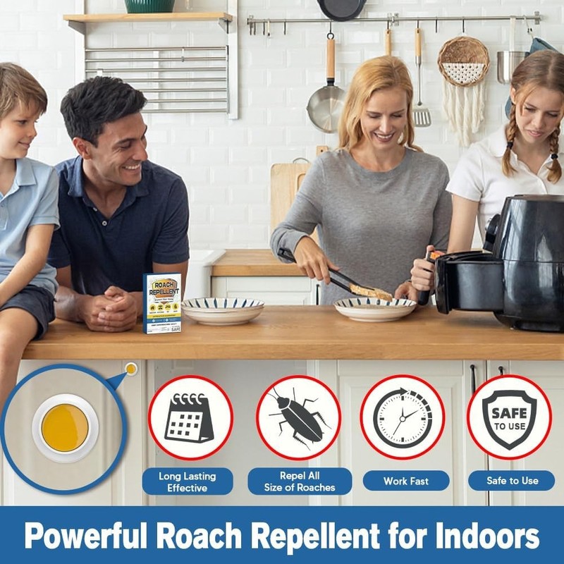 UDyoude Roach Repellent, Cockroach Repellent Indoor Home, Deterrent, Roach...