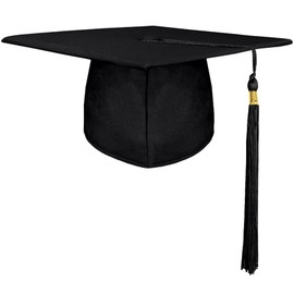Unisex Adult Matte Graduation Cap with Tassel for High School & Bachelor Master