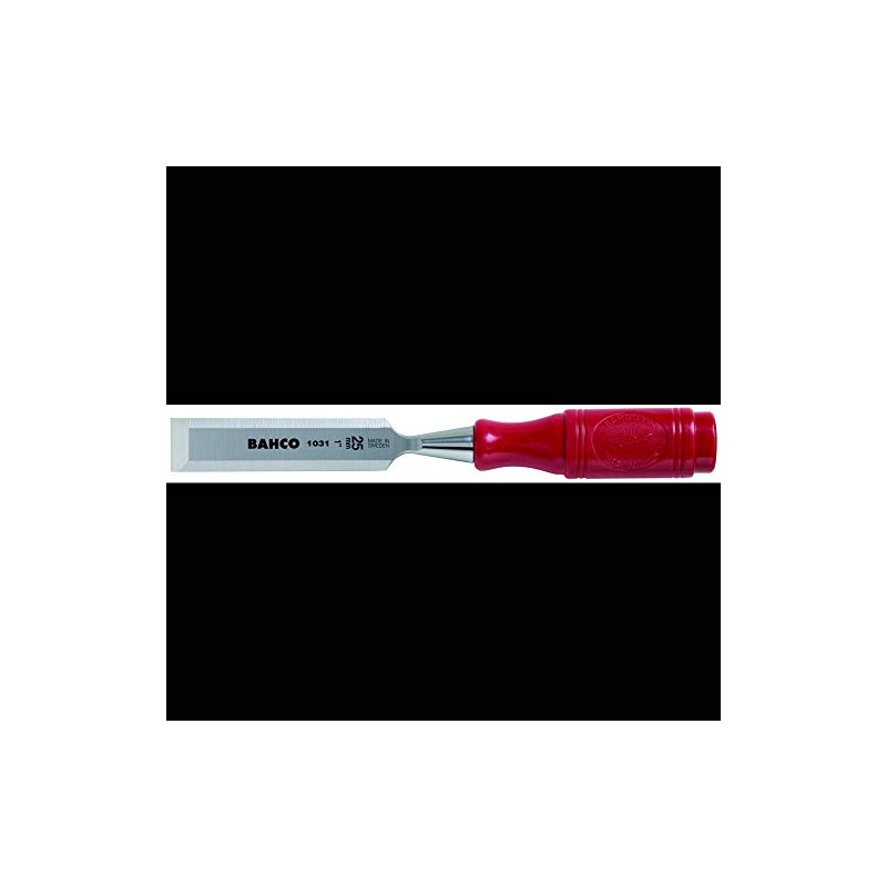 Bahco 1031-18 Chisel with Plastic Handle, Red, 18 mm