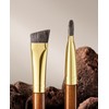 ROWNYEON CM167 Eyebrow Brush, Diagonal Type, Wide Eyebrow Brush, Natural