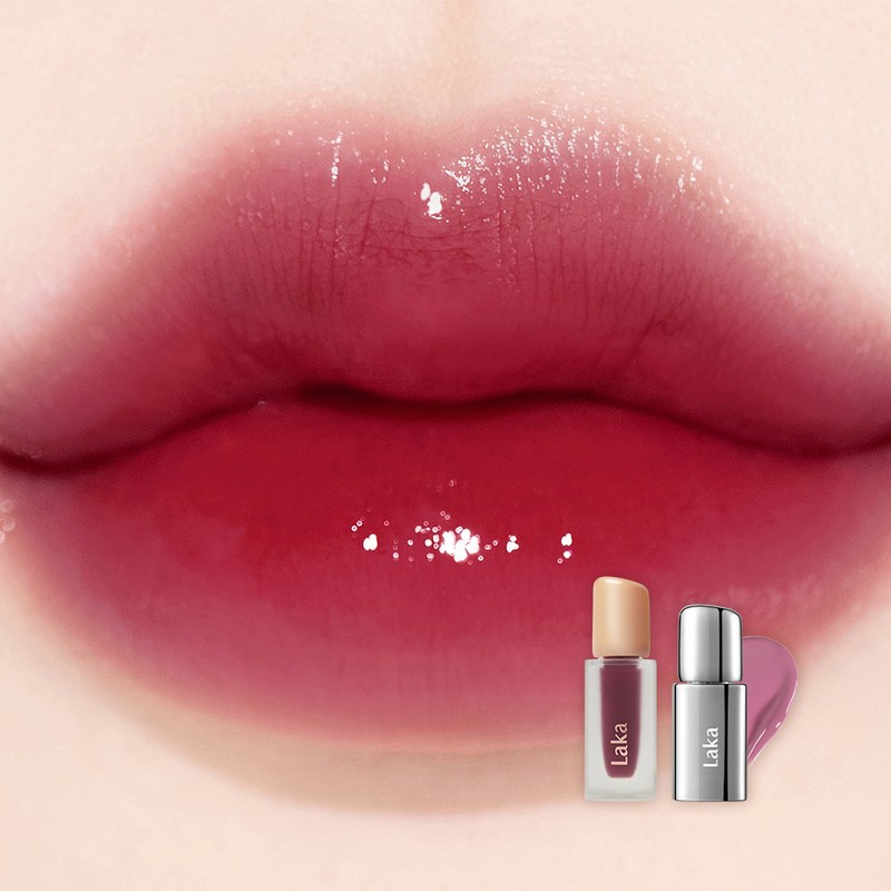 laka Fruity Glam Tint 4.5ml - [SET] 102 Dewy (+Mini