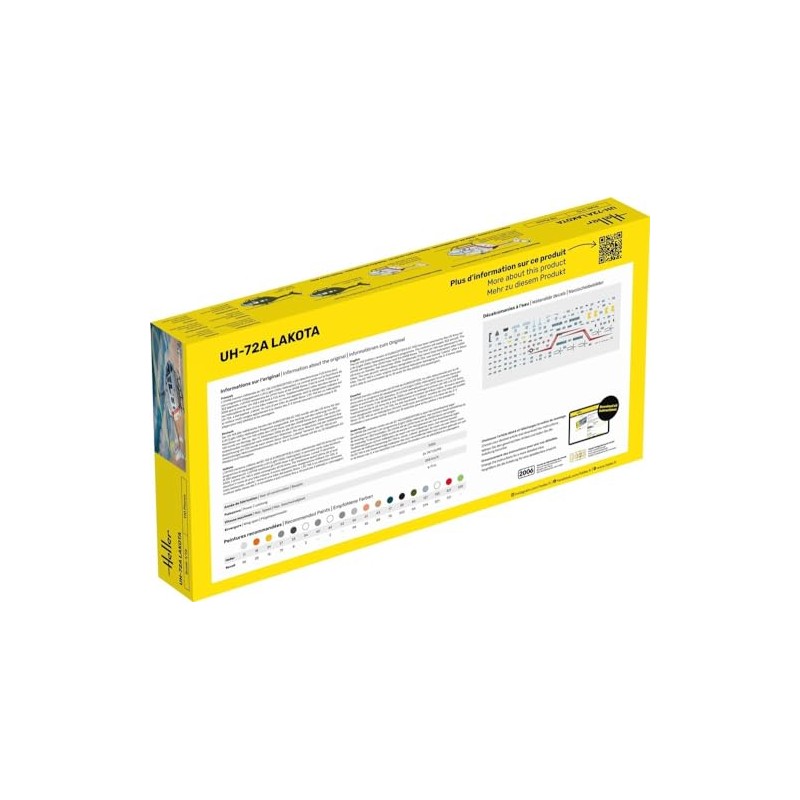 PLATZ HE80379 1/72 US UH-72A Lakota Military Helicopter Plastic Model