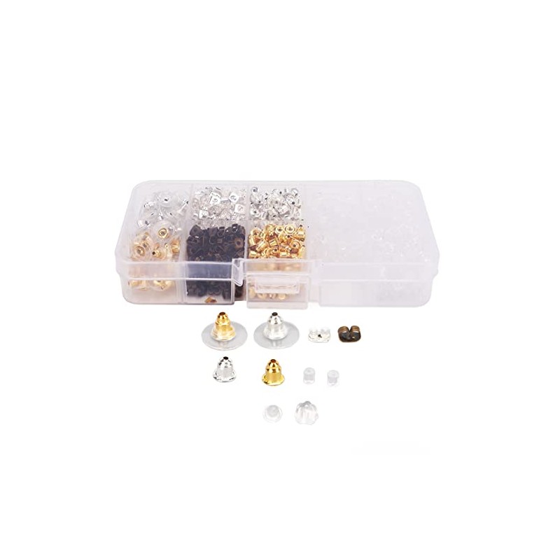 Kit de Respaldos para Aretes 1040 Piezas con Caja