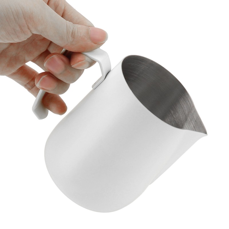 450ml Milk Frothing Pitcher 304 Stainless Steel Steaming Pitcher Milk