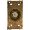 Electric Victorian Replica Push Button Doorbell (Brass)