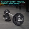 Fitvids Cast Iron 1" Standard Weight Plates Including 5FT Standard